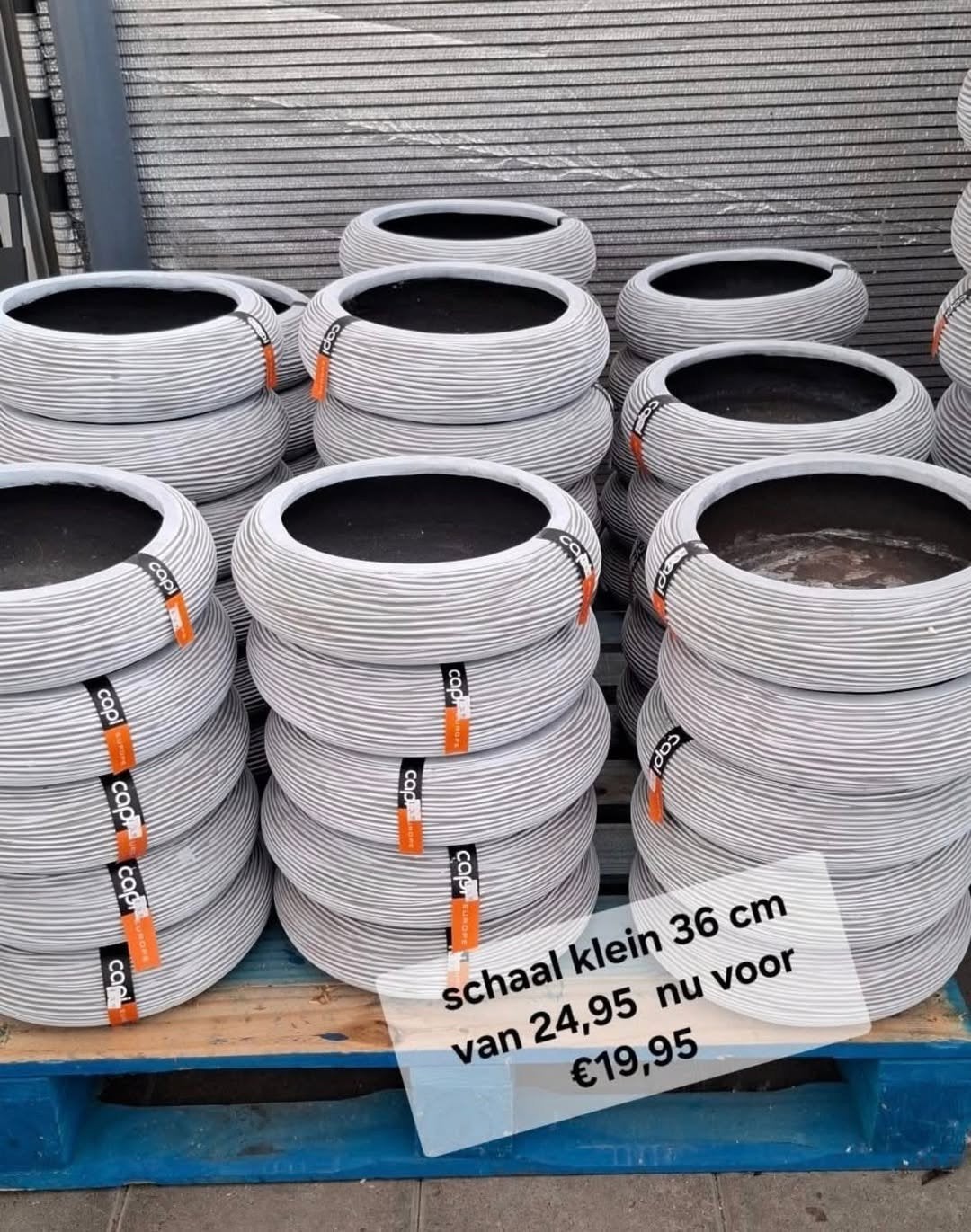 diverse Capi bloem potten schalen  nieuw., Ophalen, Rond, Aardewerk, Minder dan 40 cm