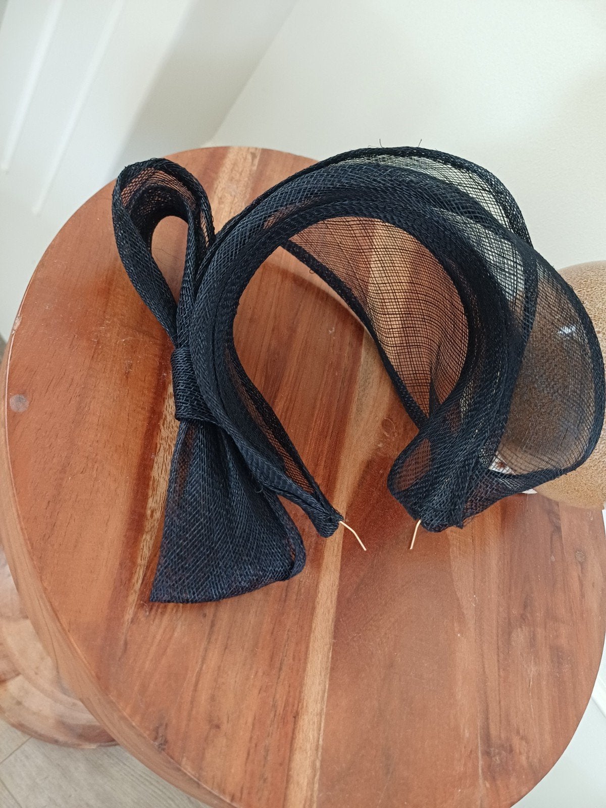 fascinator zwart NIEUW, Hoed, Nieuw, Fascinator, One size fits all