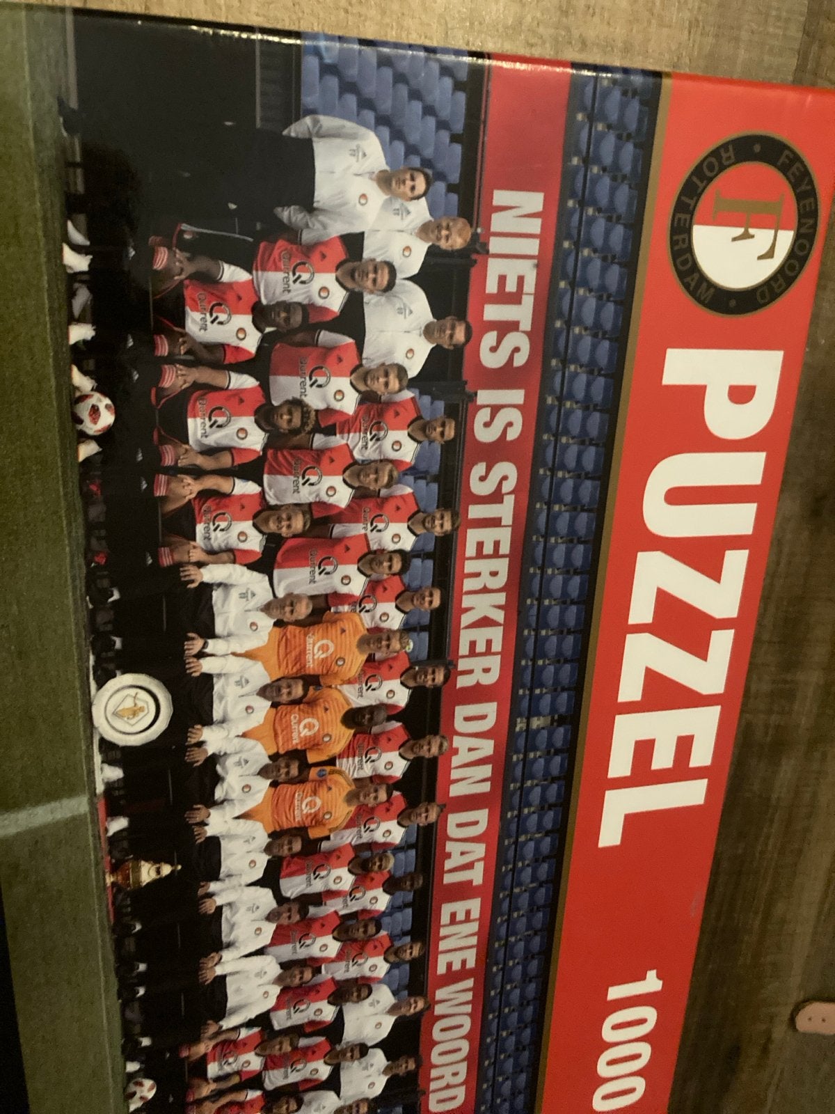 Feyenoord Puzzel 1000 stukjes - Nieuw in doos, Ophalen of Verzenden, Meer dan 50 stukjes, Nieuw, 6 jaar of ouder