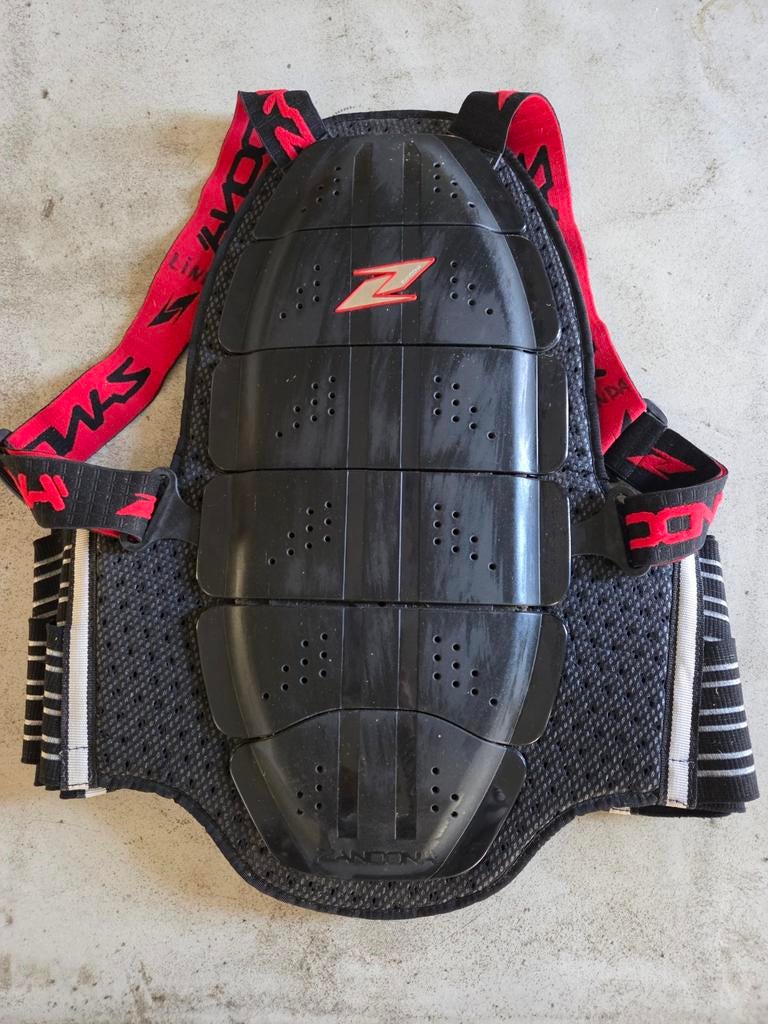 Back protector Zandona zwart XS, Ophalen