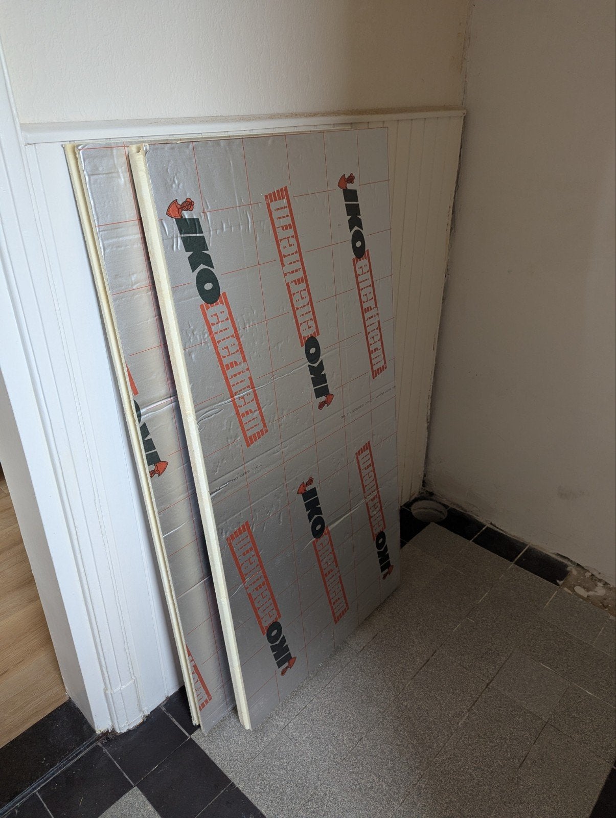 PIR isolatieplaten IKO Enertherm, Ophalen, 4 tot 8 cm, Gebruikt, Vloerisolatie