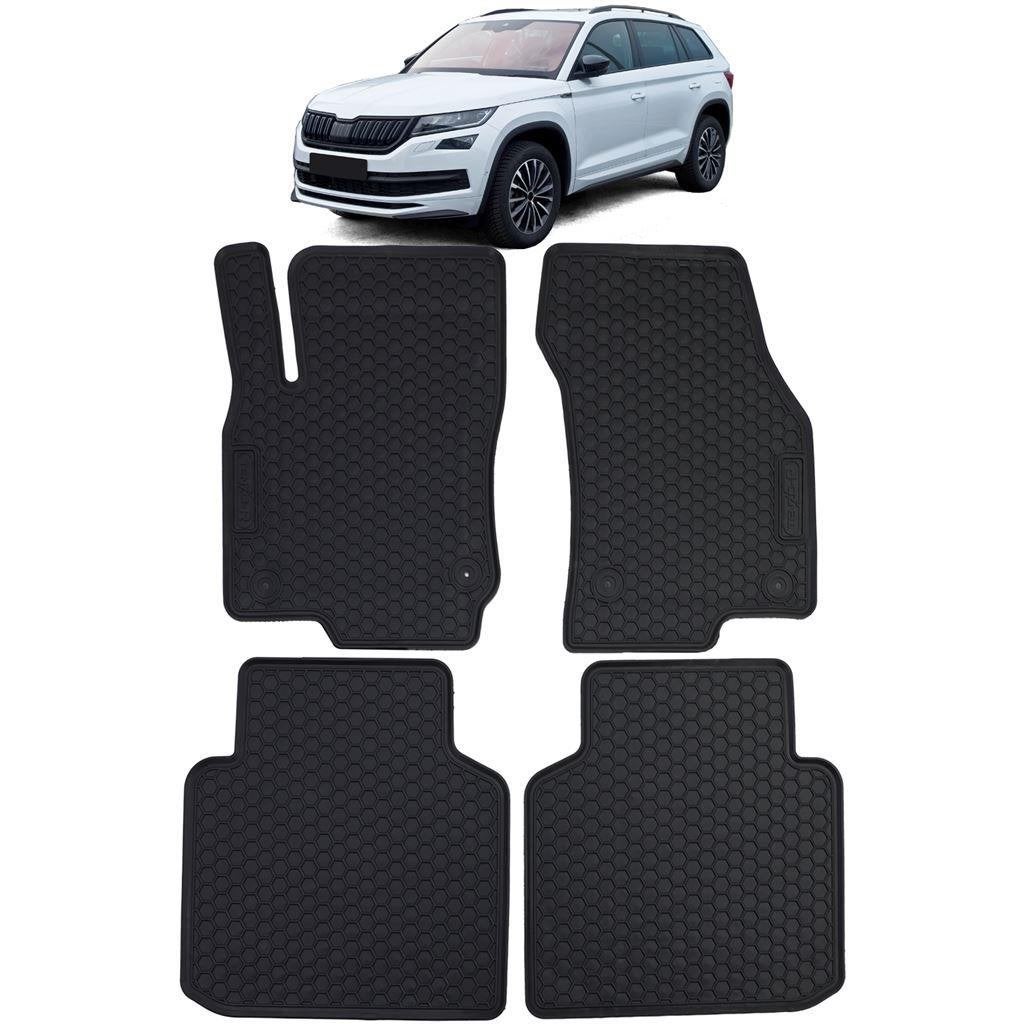 Rubber Winter Modder Matten Skoda Kodiaq, Verzenden, Automotive Parts, A.parts@hotmail.nl, Trasmolenlaan 12 3447 GZ Woerden