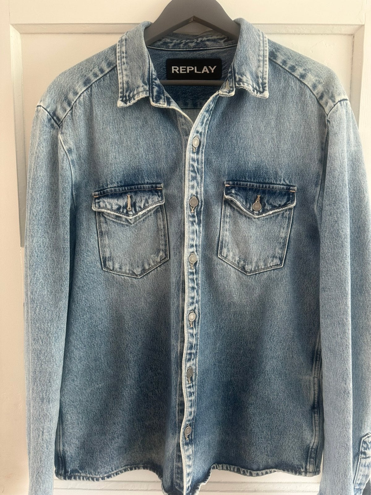 Heren blousjes jasjes (mt L-XL), Ophalen of Verzenden, Zo goed als nieuw, Maat 56/58 (XL), Blauw