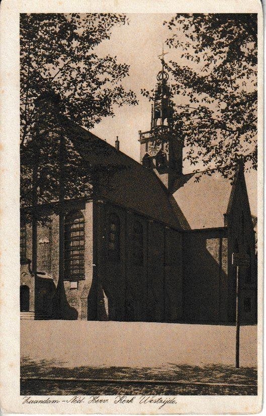 ZAANDAM - NED.HERV. KERK ( Westzijde), Ophalen of Verzenden, Ongelopen, Noord-Holland