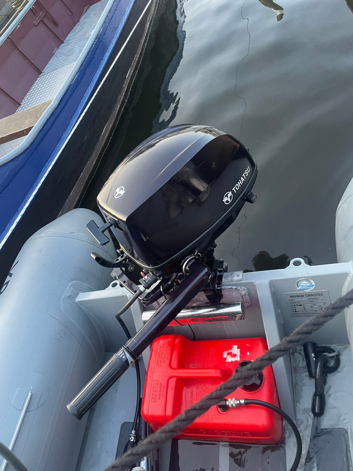 Tohatsu 6pk 4takt kortstaart buitenboordmotor, Watersport en Boten, Ophalen, Zo goed als nieuw, Motor en Techniek, Motorboot