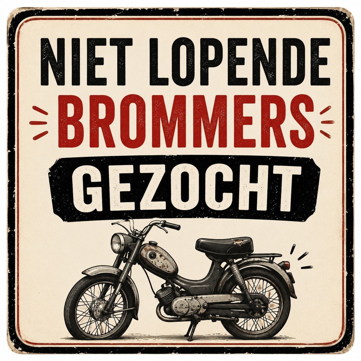 Gezocht! Niet lopende brommers, Ophalen