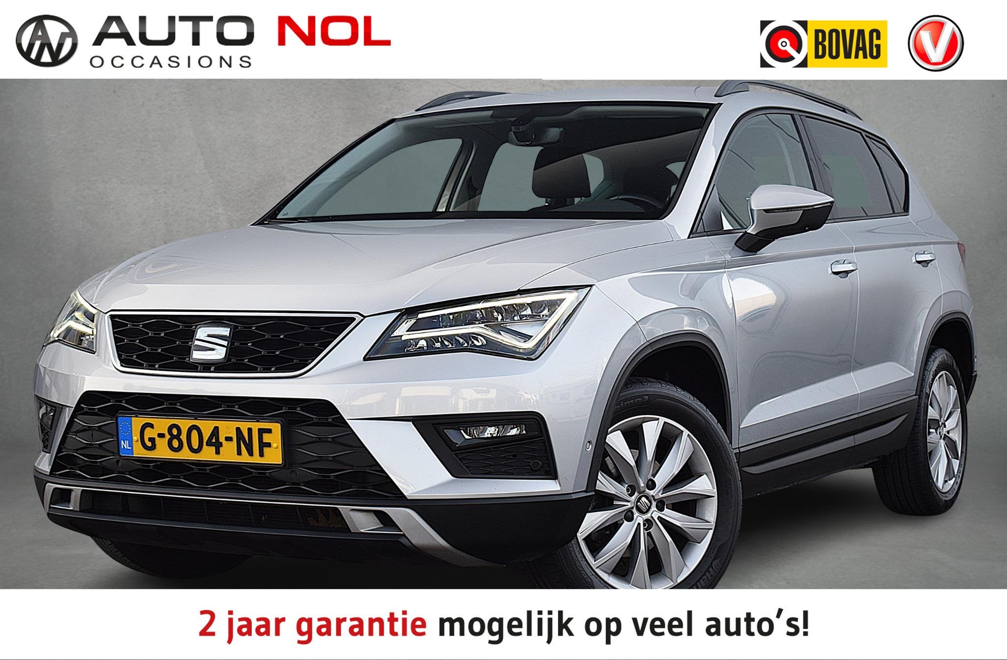 SEAT Ateca 1.0 EcoTSI Style Business Intense | Trekhaak | Ap, Auto's, Seat, Stof, Gebruikt, Origineel Nederlands, 19 km/l