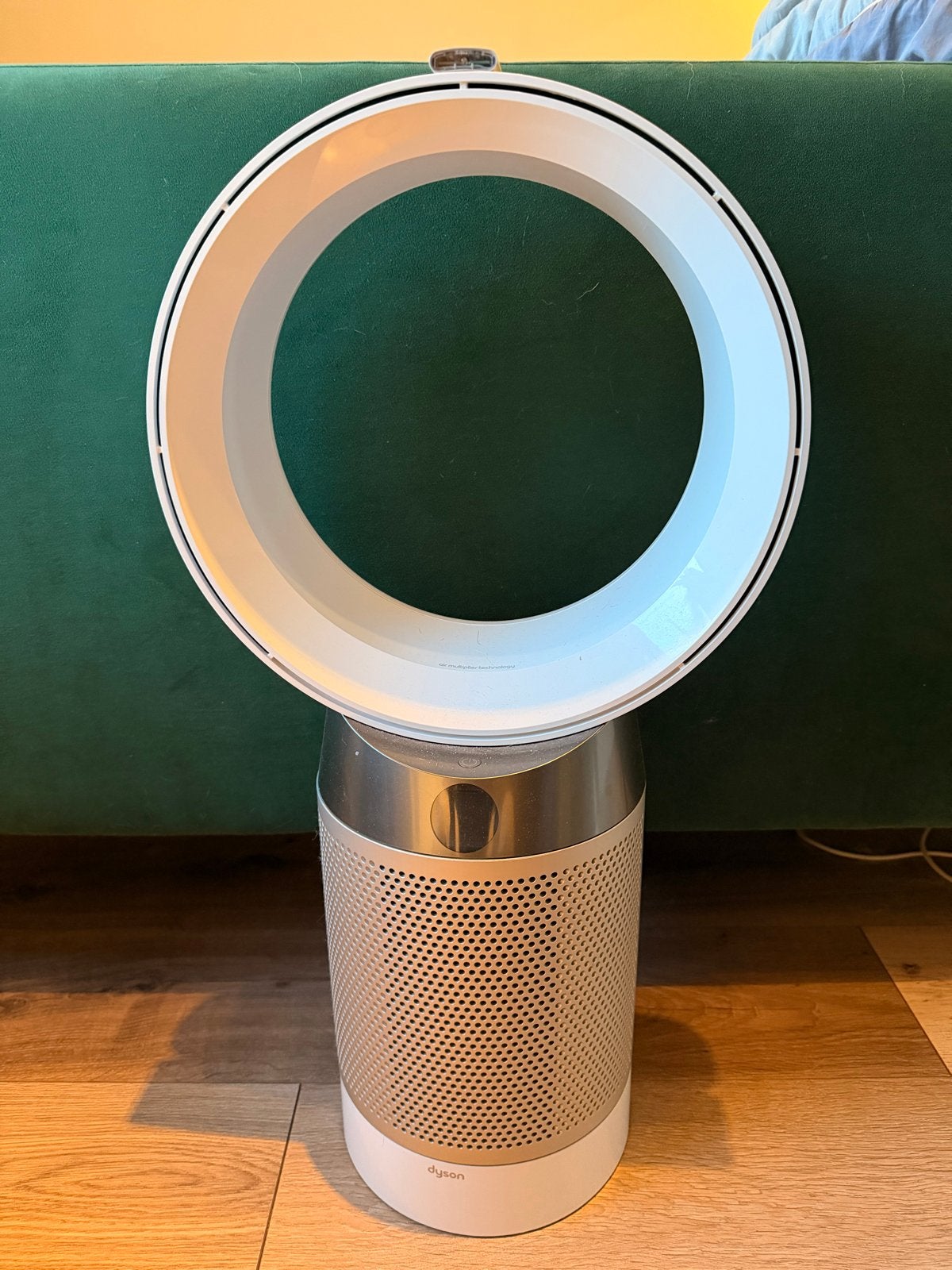 Dyson Pure Cool Desk Ventilator Wit, Ophalen of Verzenden, Ventilator met afstandsbediening, Zo goed als nieuw, Tafelventilator