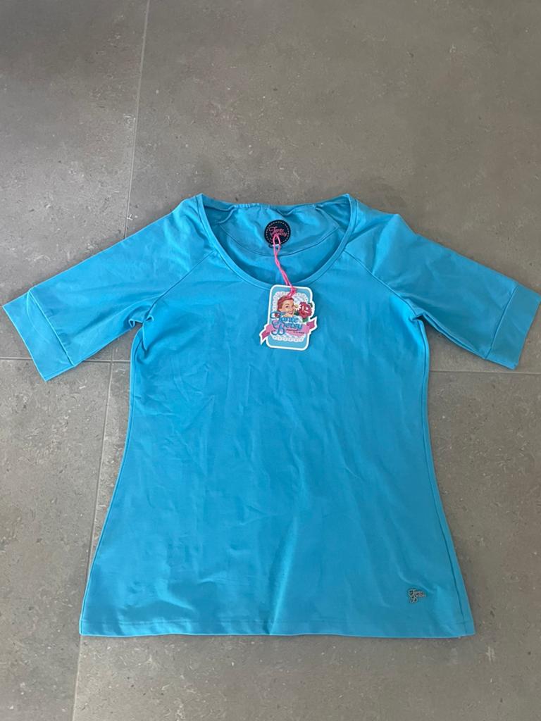 Tante Betsy top M, Ophalen of Verzenden, Nieuw, Blauw, Korte mouw