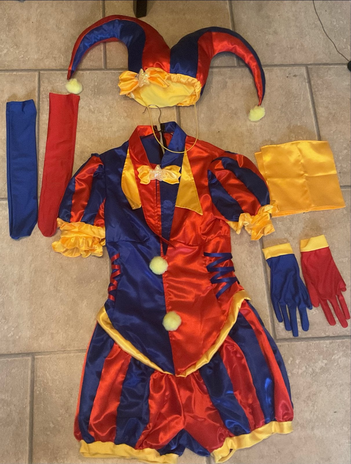 pomni cosplay (the amazing digital circus) tadc, Maat 38/40 (M), Carnaval, Ophalen of Verzenden, Kleding