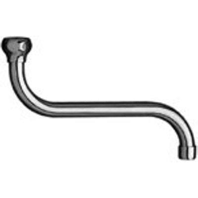 kraanuitloop onder 1/2"x20.5cm chroom, Ophalen, Nieuw, Chroom, Kraan