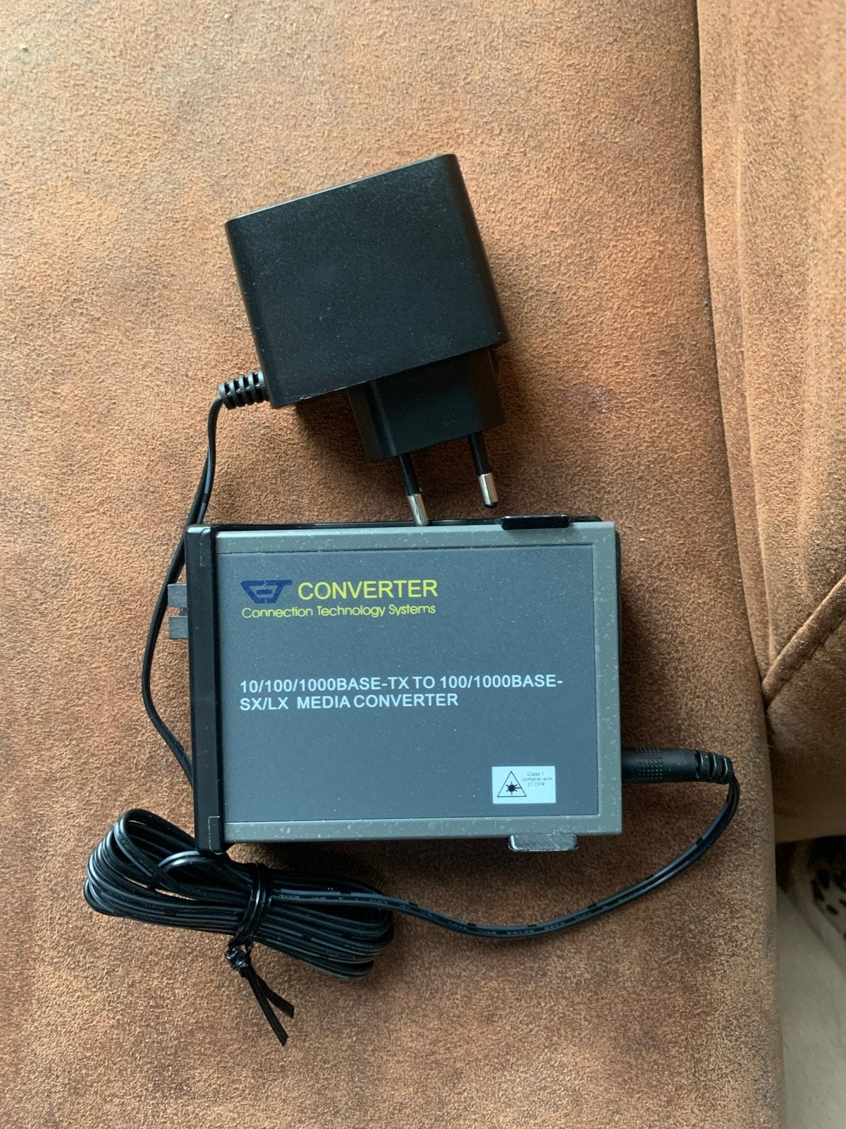 CTS Media Converter 10/100/1000BASE-TX naar SX/LX, Audio, Tv en Foto, Ophalen, Gebruikt