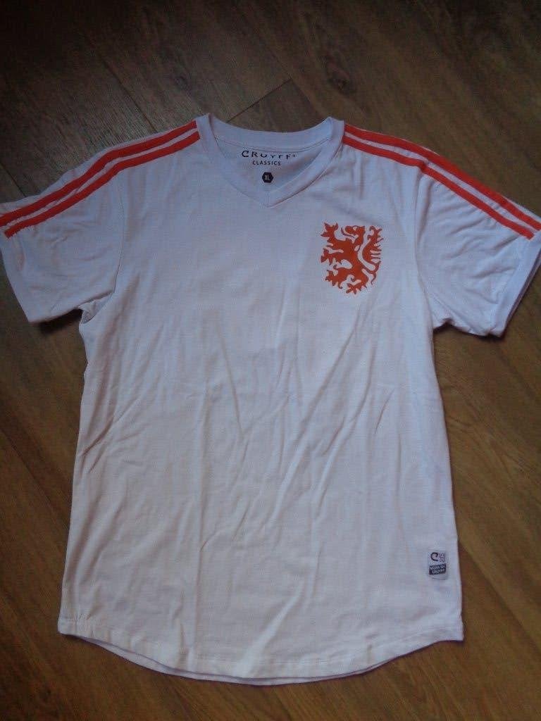 Johan Cruijff Classic Voetbal Shirt Nederland 14 Ajax, Maat L, Ophalen, Zo goed als nieuw, Shirt