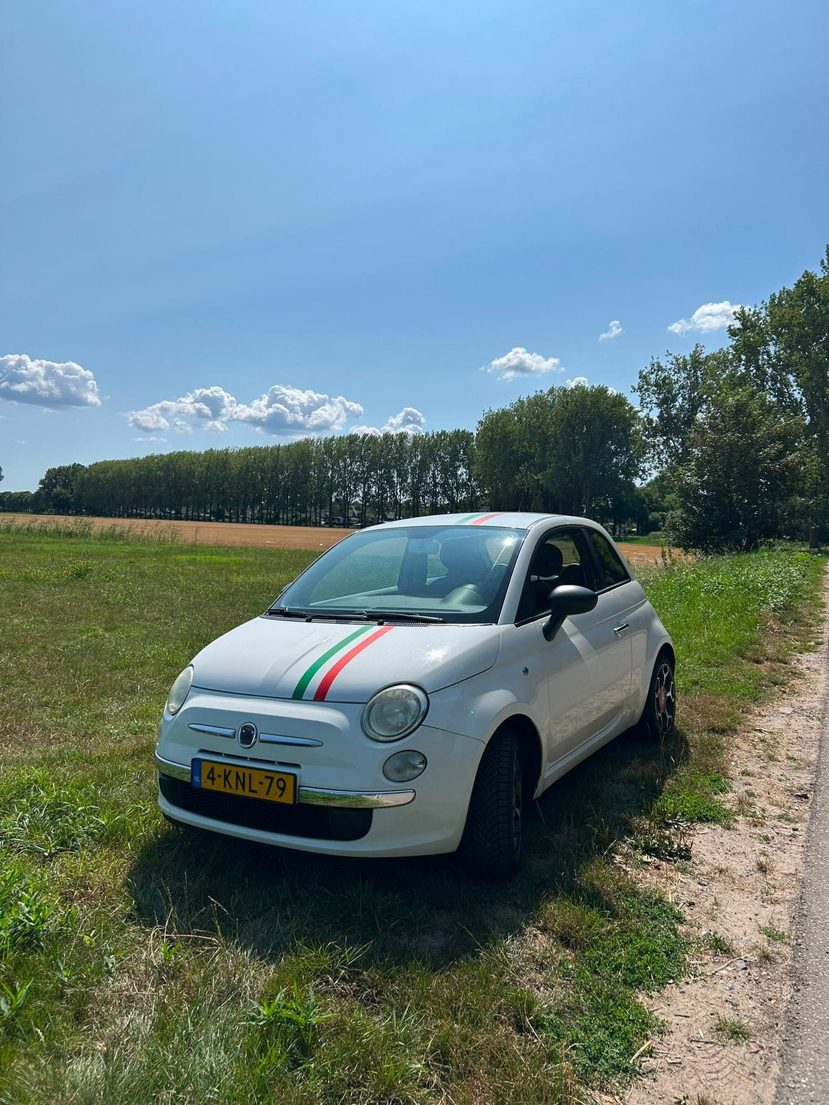 Fiat 500 Lounge 1.2 C 2008, 4 nwe  all-season banden, Auto's, Fiat, Voorwielaandrijving, 1242 cc, 4 cilinders, 840 kg