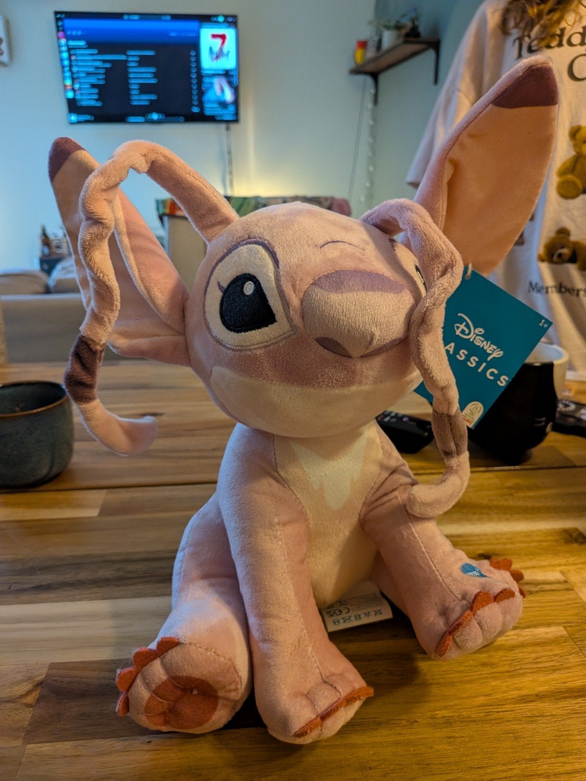 Disney Lilo & Stitch pluchen knuffel Angel met geluid, Ophalen, Nieuw