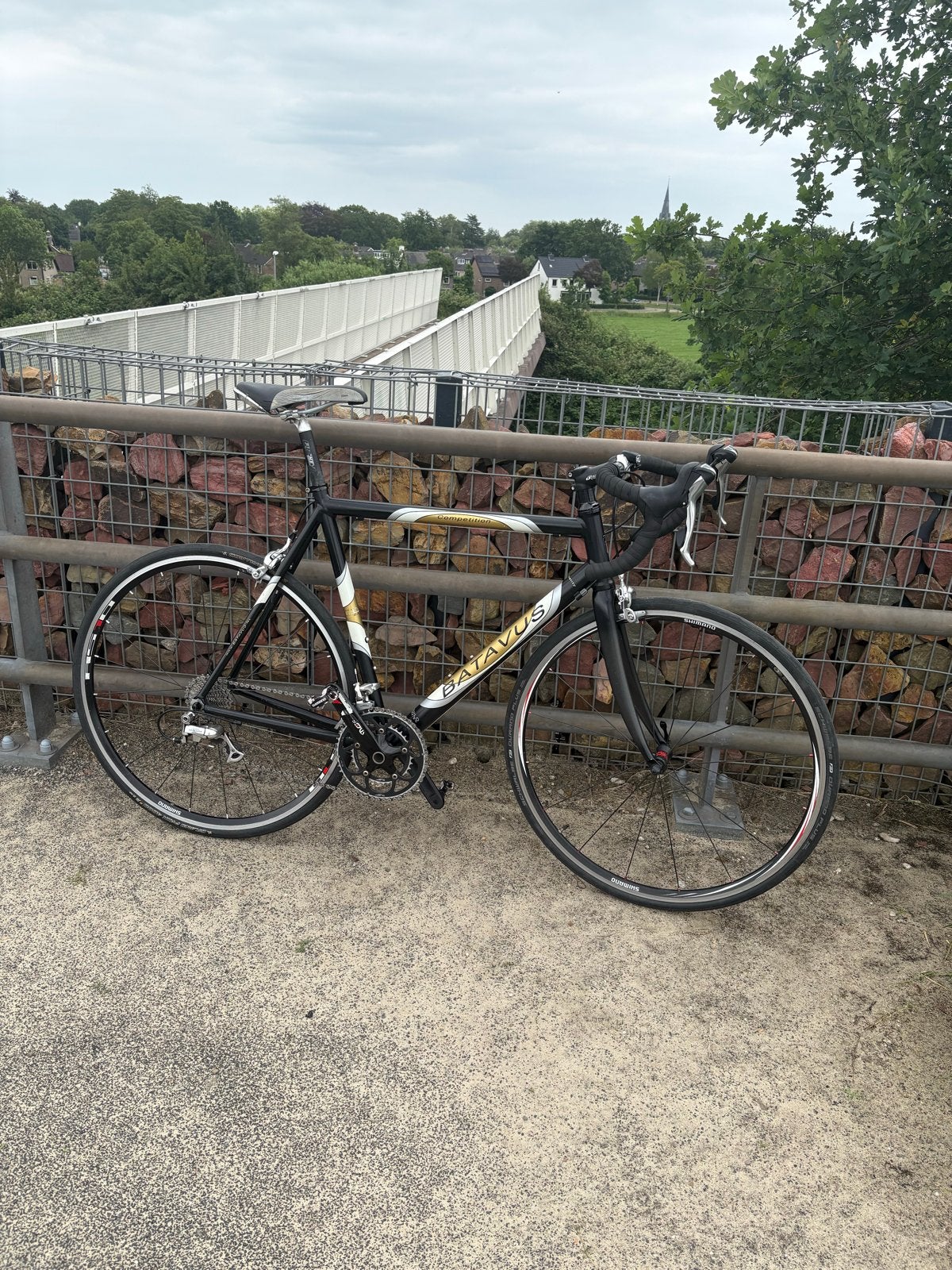 Batavus competition met Shimano Ultegra, Ophalen, 28 inch, Gebruikt, Velgrem