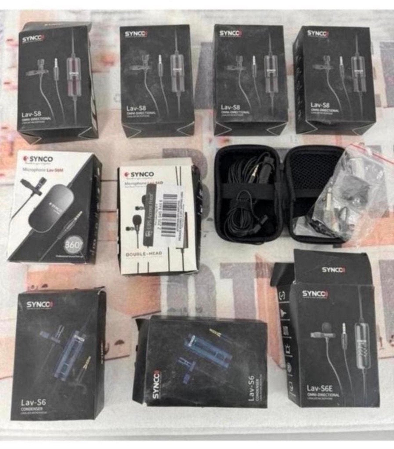10X partij SYNCO Lav-S8 Lavalier Microphone Microfoon Mic, Nieuw, Ophalen of Verzenden, H, H