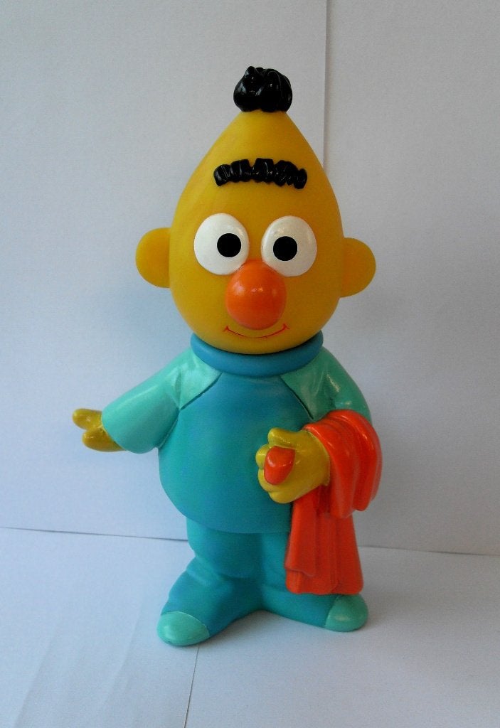 Sesamstraat Spaarpot Bert en Ernie, Verzamelen, Ophalen of Verzenden, Zo goed als nieuw, Kunststof, Strip- of Tekenfilmfiguur