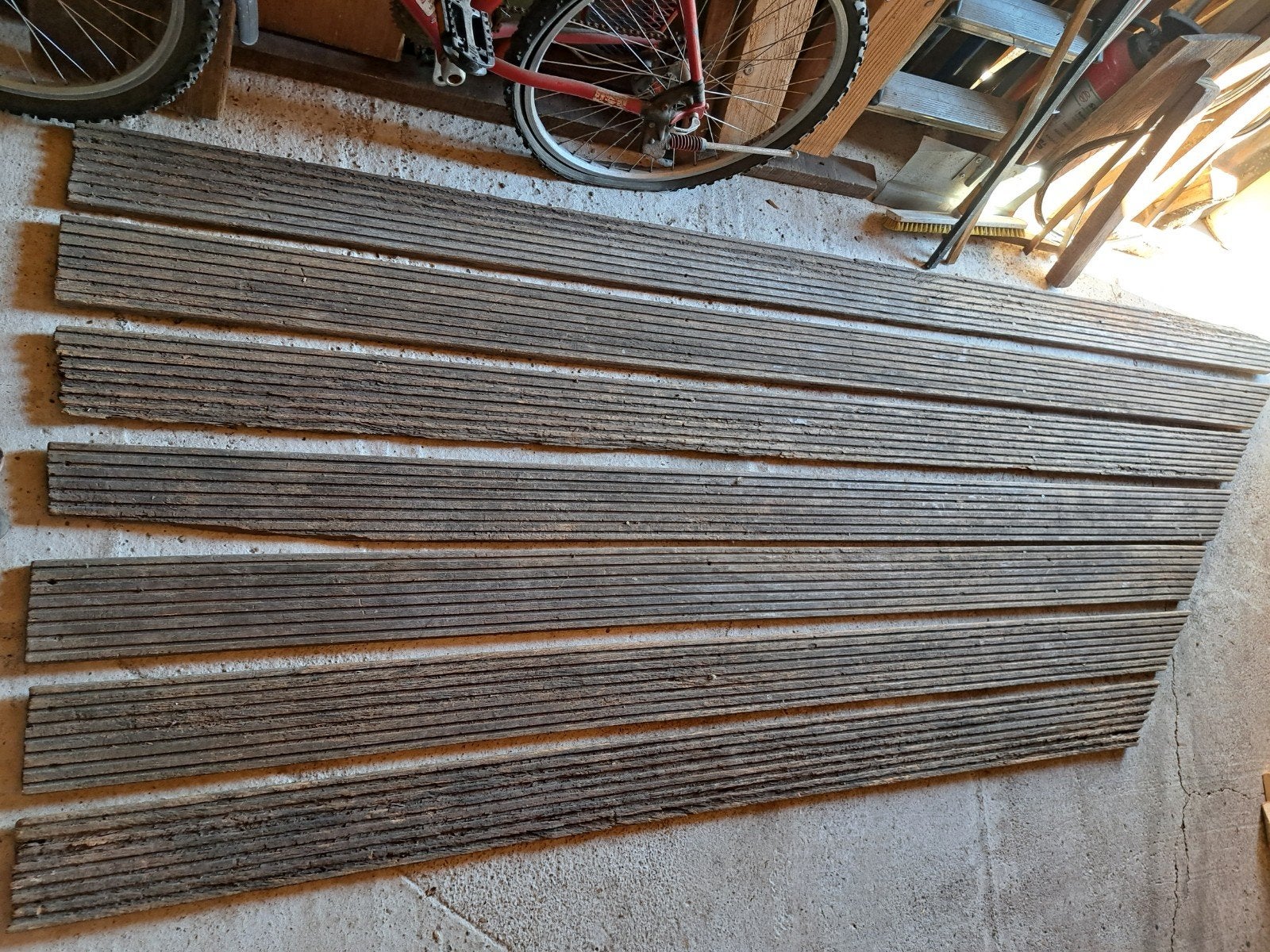 Hard hout, Ophalen, Gebruikt, Planken, Hardhout