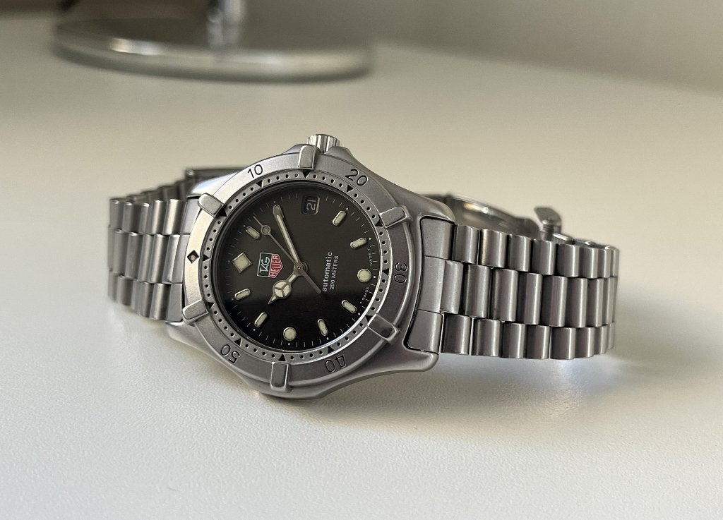 TAG Heuer 2000 Automatic - 669.206F, Sieraden, Tassen en Uiterlijk, Horloges | Heren, Staal, Gebruikt, Staal, Polshorloge