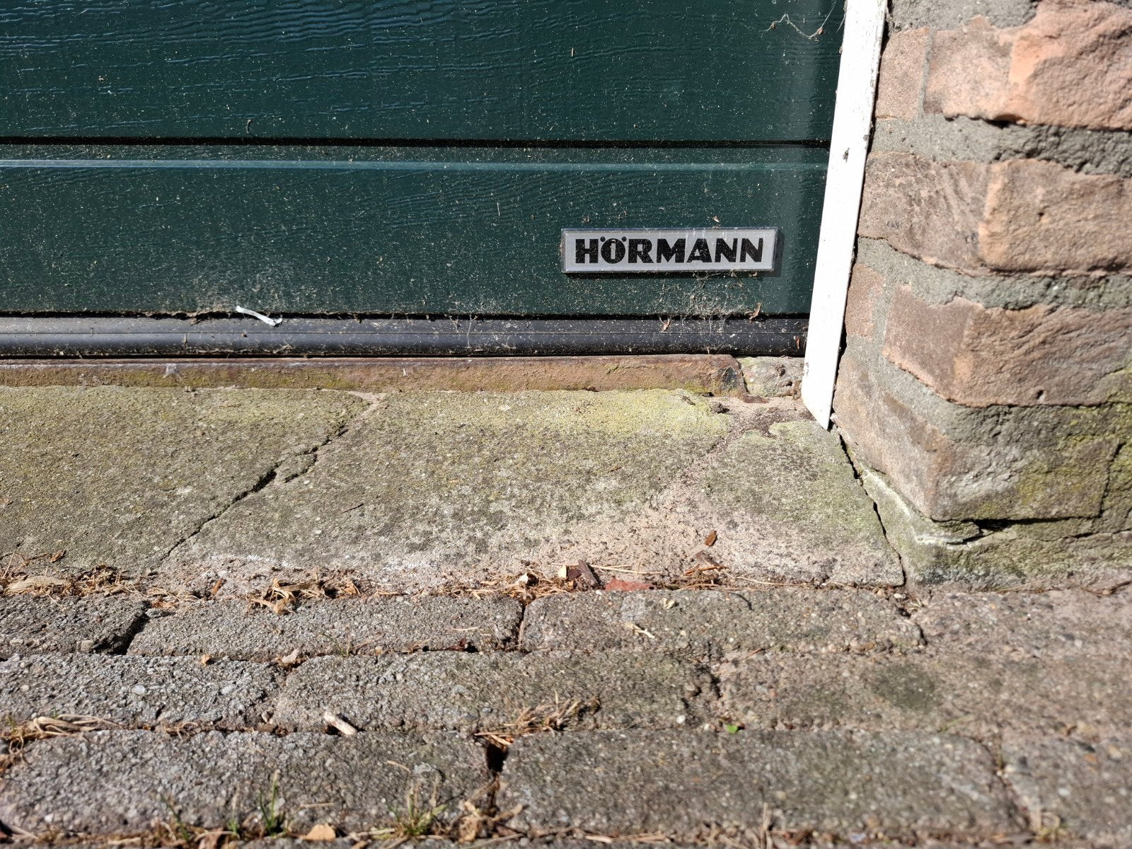 Roldeur garage Hormann, Ophalen, Kunststof, Gebruikt, 120 cm of meer