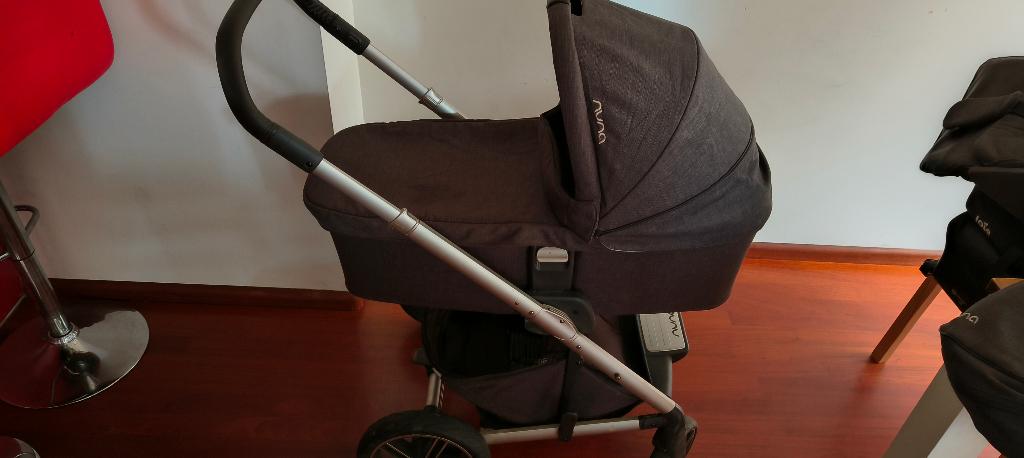 kinderwagen nuna + maxicosi autostoel, Gebruikt, Combiwagen, Verstelbare duwstang, Ophalen