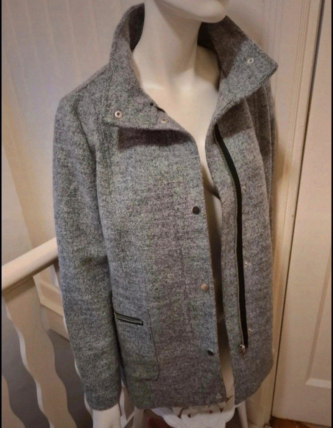 Grijze jas, maat L, Kleding | Dames, LCW Casual, Ophalen of Verzenden, Nieuw, Grijs