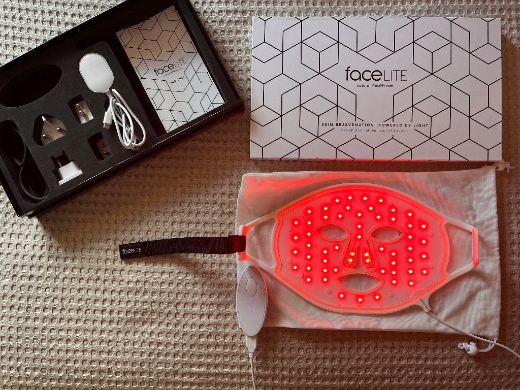 FaceLite LED lichttherapie masker, Sieraden, Tassen en Uiterlijk, Uiterlijk | Gezichtsverzorging, Verzenden, Nieuw, Gehele gezicht