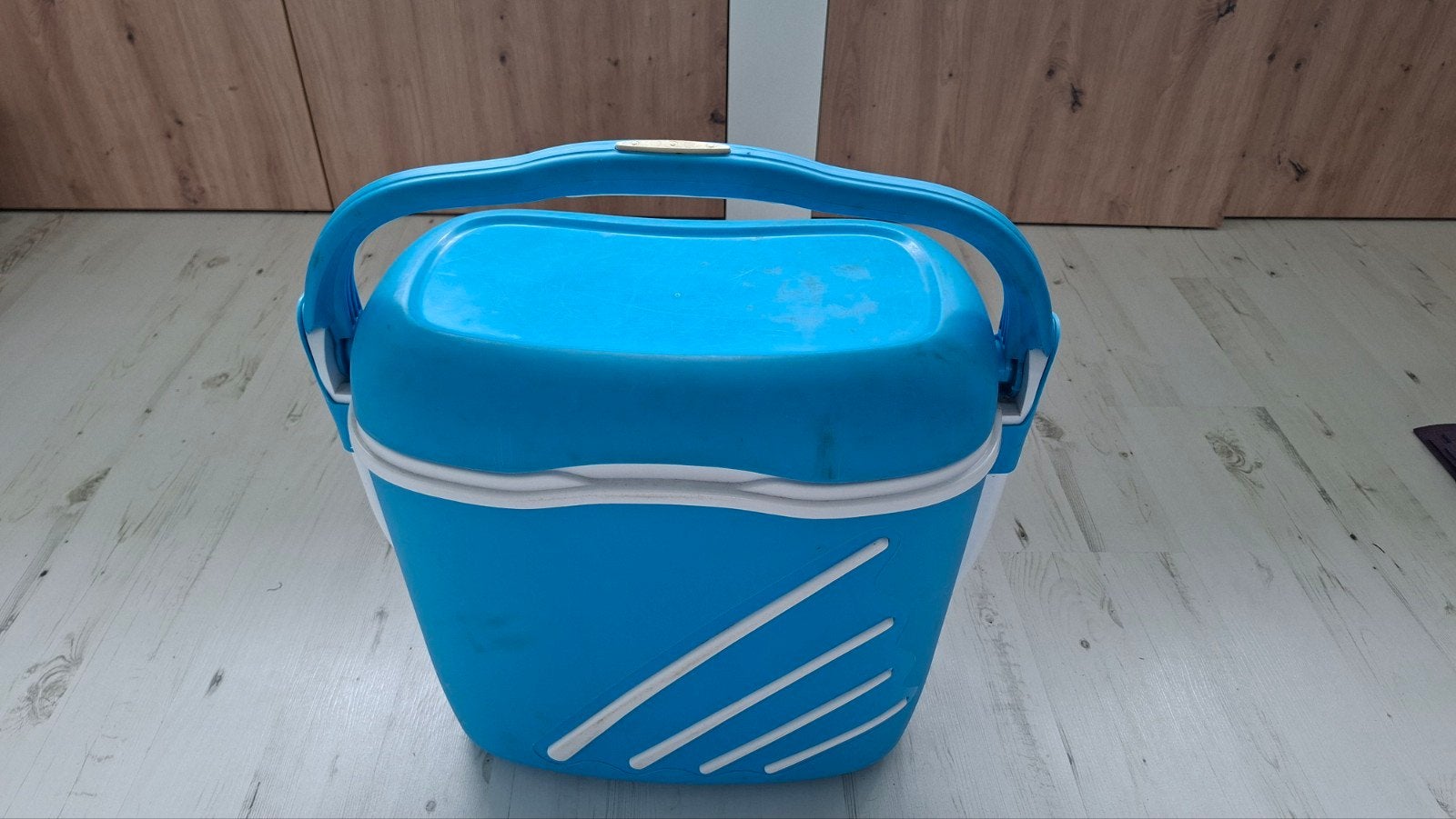 Handige blauwe koelbox voor onderweg, Ophalen, Gebruikt, Koelbox, Koelelement