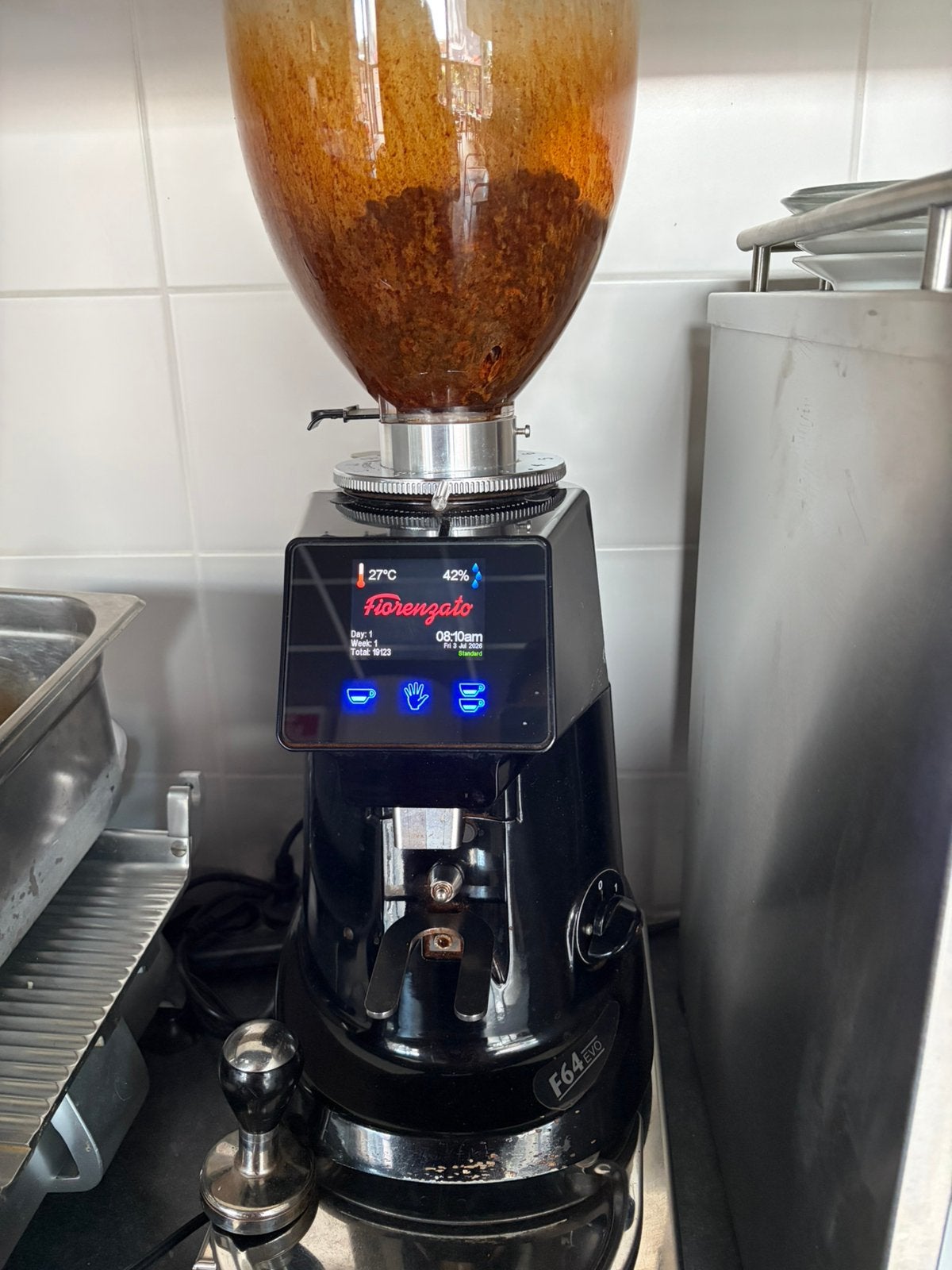 Fiorenzato F64 EVO Koffiemolen / Bonenmaler – In goede staat, Witgoed en Apparatuur, Koffiezetapparaten, Overige modellen, 10 kopjes of meer