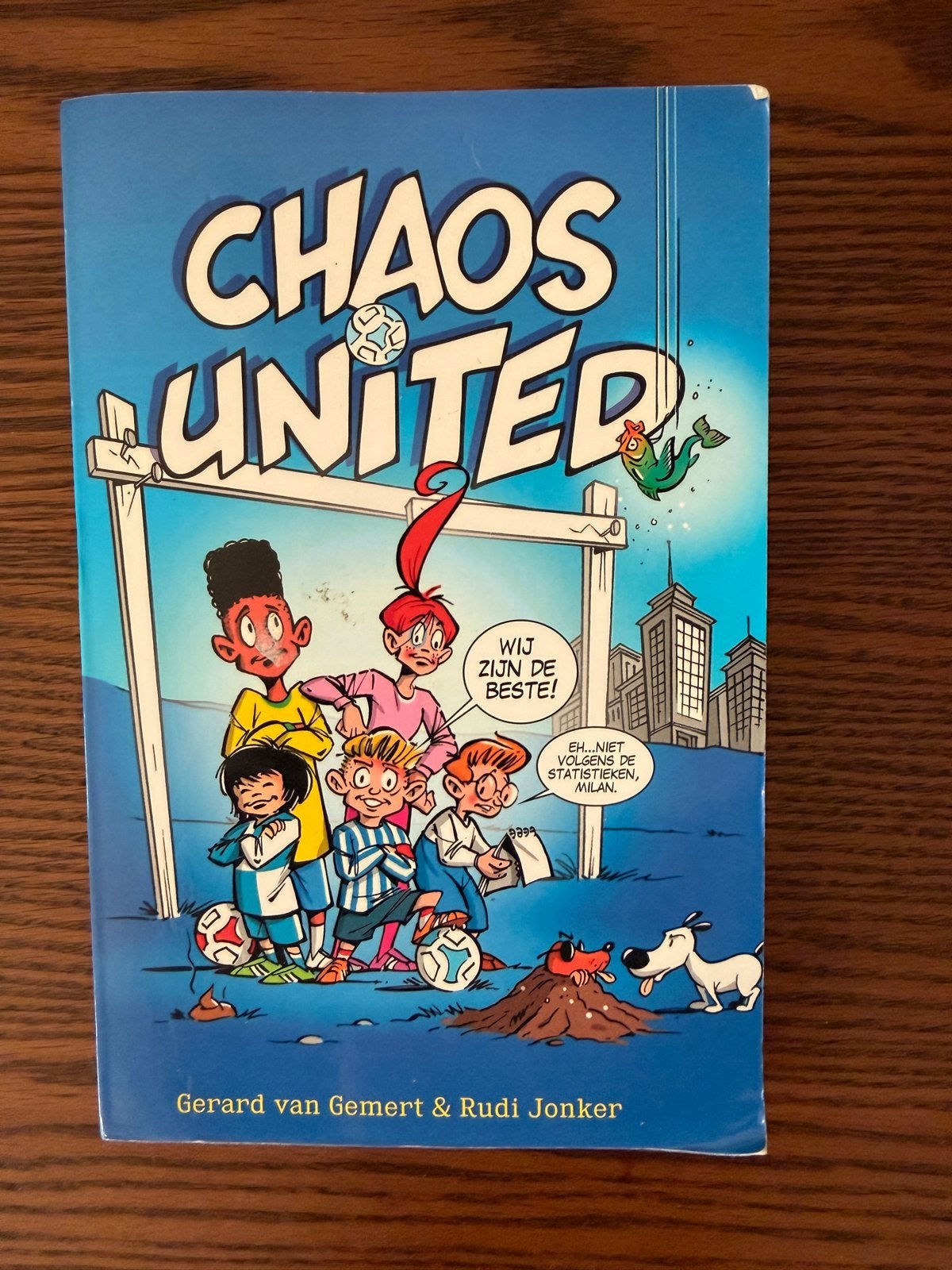 Chaos United - Gerard van Gemert & Rudi Jonker, Ophalen of Verzenden, Gelezen, Fictie algemeen