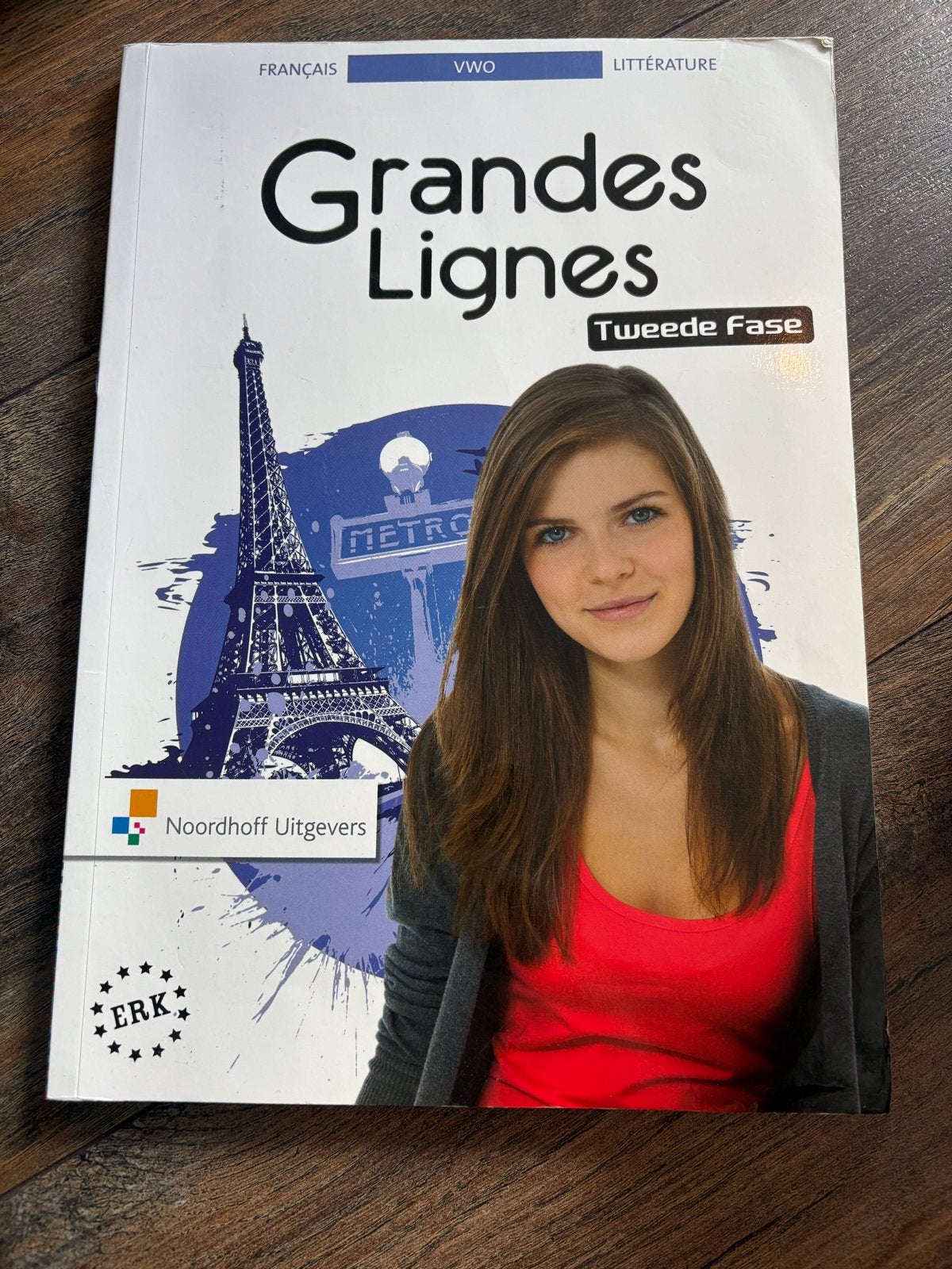 Grandes Lignes lesboek literatuur Frans VWO Tweede Fase, Ophalen of Verzenden, Gelezen, Nederland