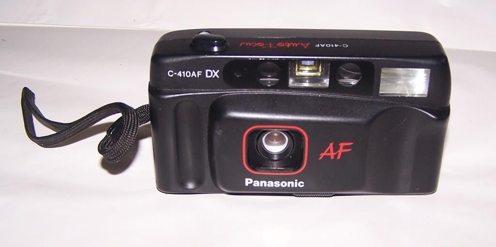 Panasonic C-410 DX analoge 35mm camera. Nwst., Audio, Tv en Foto, Fotocamera's Analoog, Ophalen of Verzenden, Zo goed als nieuw