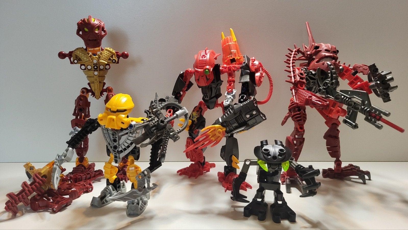 5x Lego Bionicle incompleet, Verzenden, Gebruikt, Meerdere sets, Lego