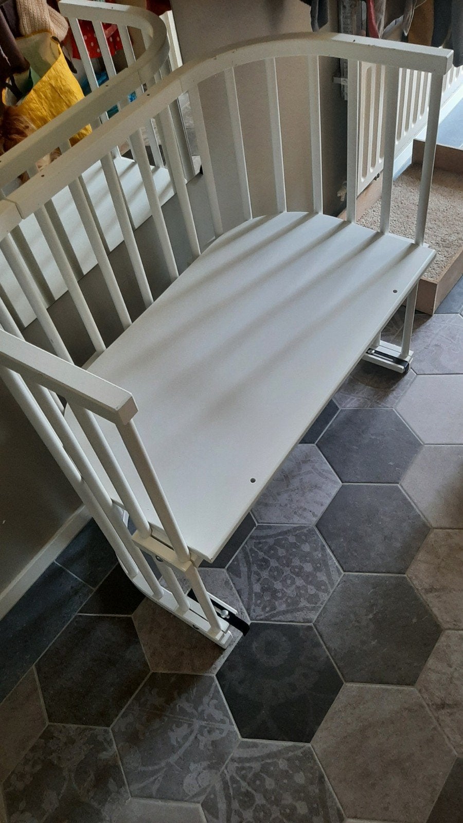 Cosleeper wit hout, Ophalen