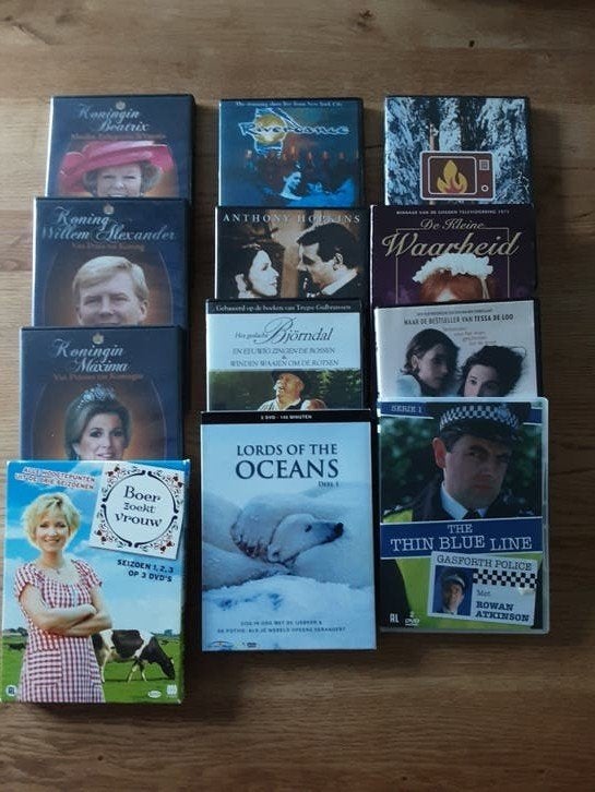 Diverse DVD collectie: films, series en documentaires, Cd's en Dvd's, Dvd's | Tv en Series, Ophalen, Gebruikt, Alle leeftijden