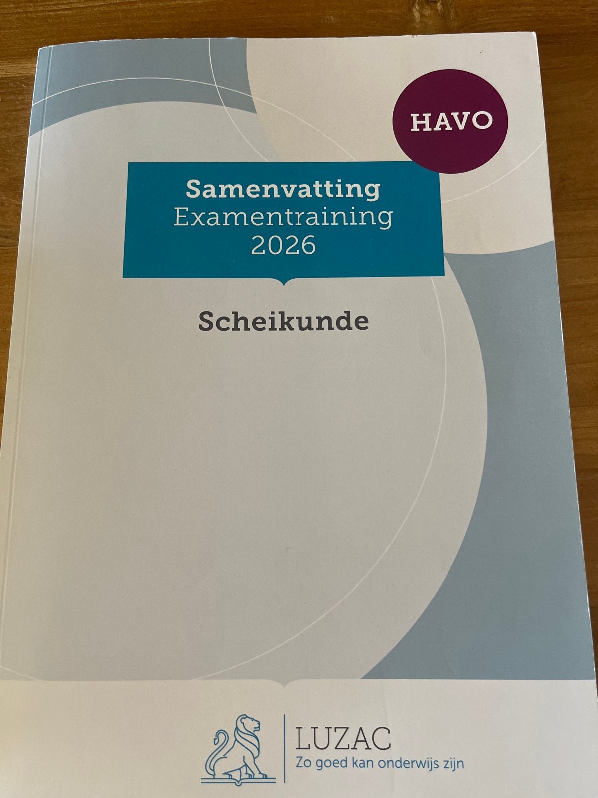 Samenvatting Examentraining Scheikunde HAVO 2026 Luzac, Ophalen of Verzenden, Beta, Zo goed als nieuw, HBO