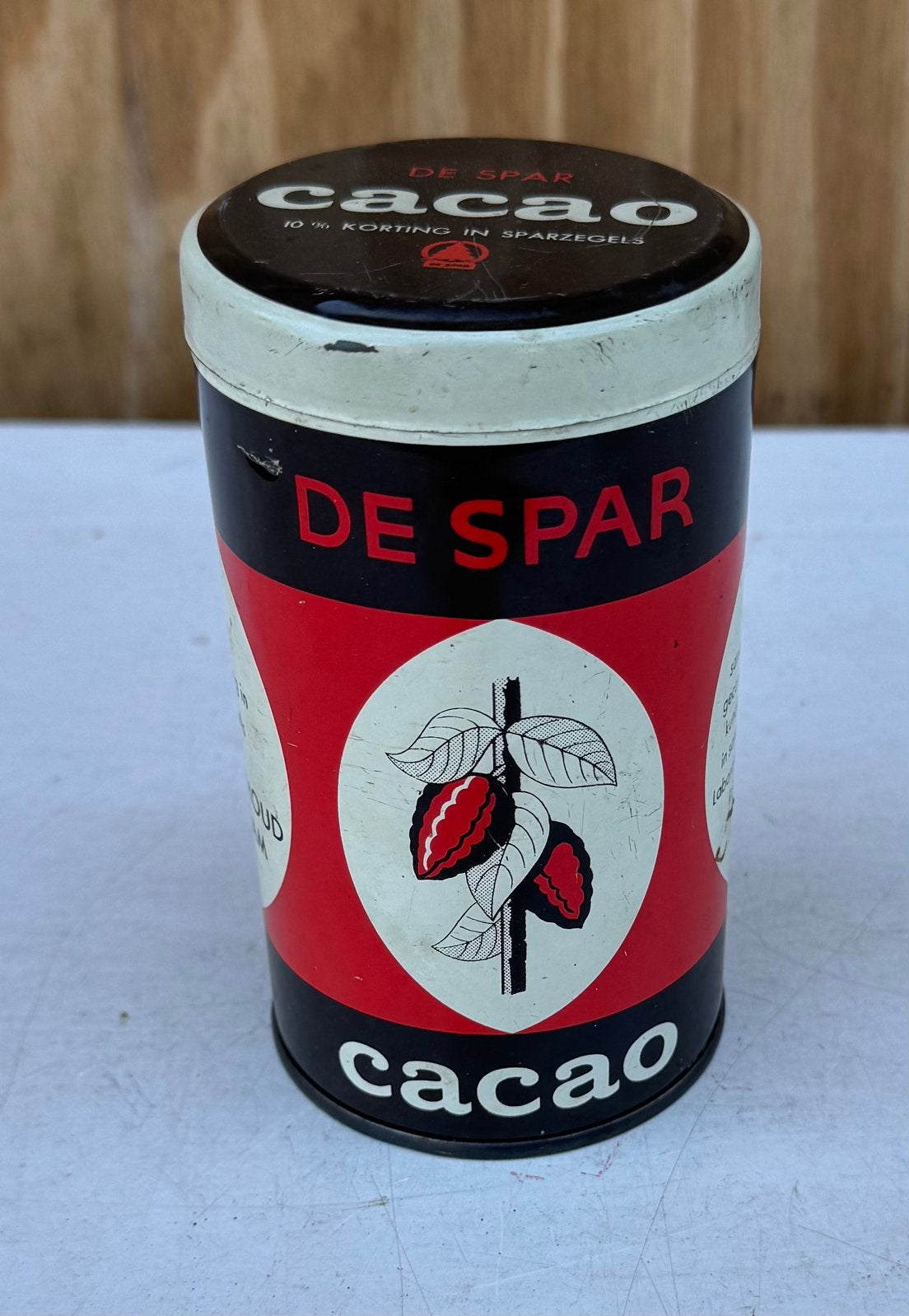 Spar cacaoblikje, Ophalen of Verzenden, Gebruikt, Overige