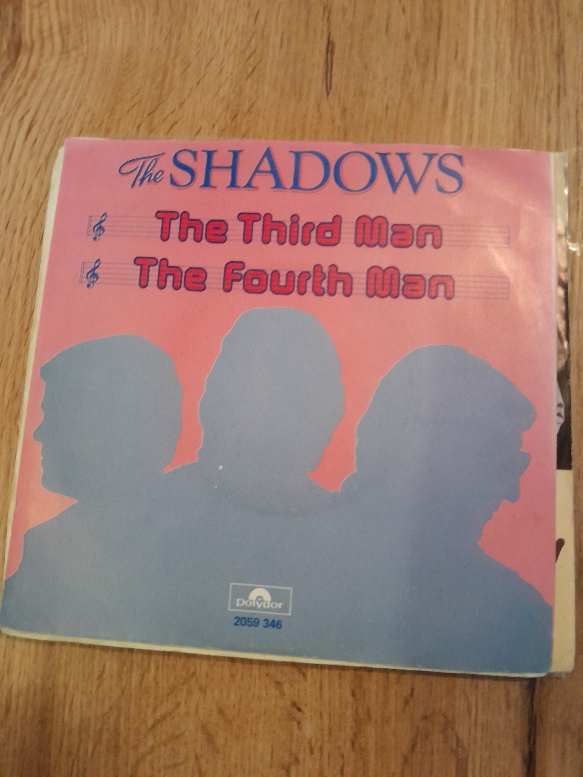 The shadows 7inch the third man, Ophalen of Verzenden, Zo goed als nieuw, Pop
