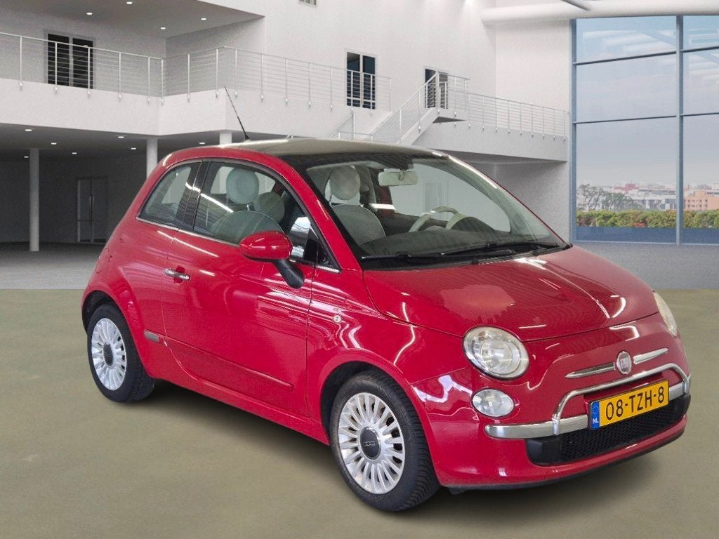 Fiat 500 0.9 TwinAir Lounge/ PANO/ ZUINIG, Auto's, Fiat, Voorwielaandrijving, Euro 5, 86 pk, Gebruikt