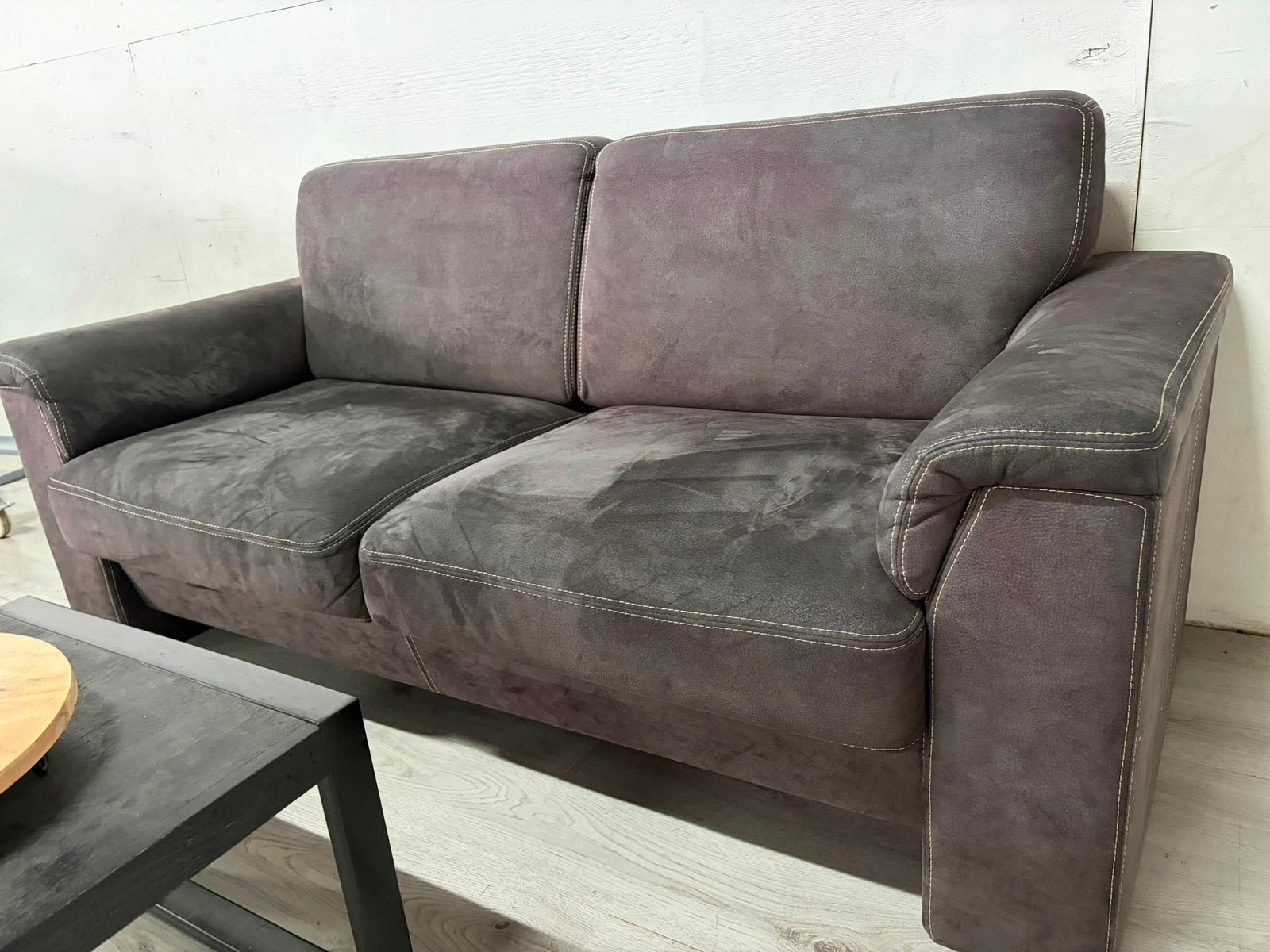 Bankstel 2 zitter - Professioneel gereinigd, Huis en Inrichting, Banken | Bankstellen, Verzenden, Minder dan 75 cm, 150 tot 200 cm