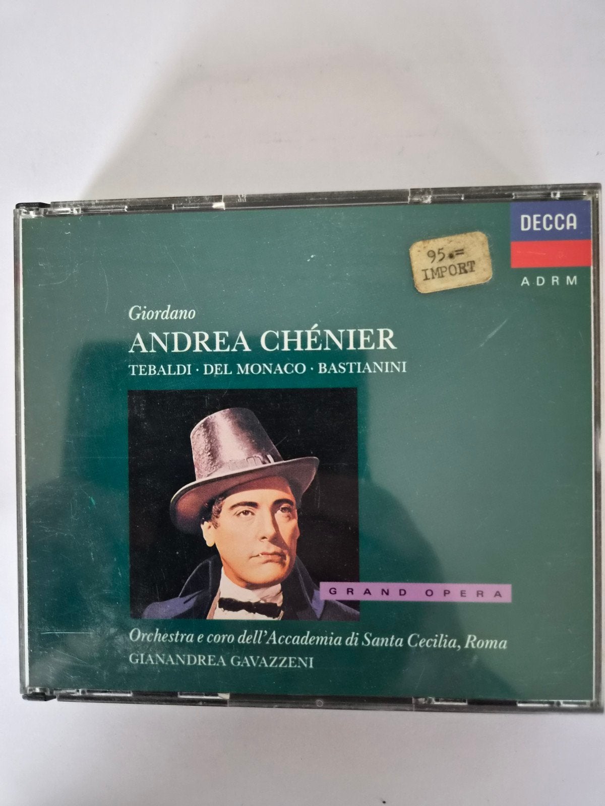 Andrea Chénier - Giordano (CD, Grand Opera), Gebruikt, Overige componisten, Opera of Operette, Modernisme tot heden