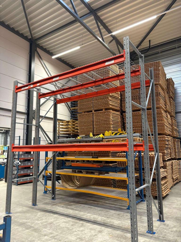 Opruiming van partij palletstelling 180cm diep €1800,- ex, Niet ingevuld, Gebruikt, Niet ingevuld, Niet ingevuld