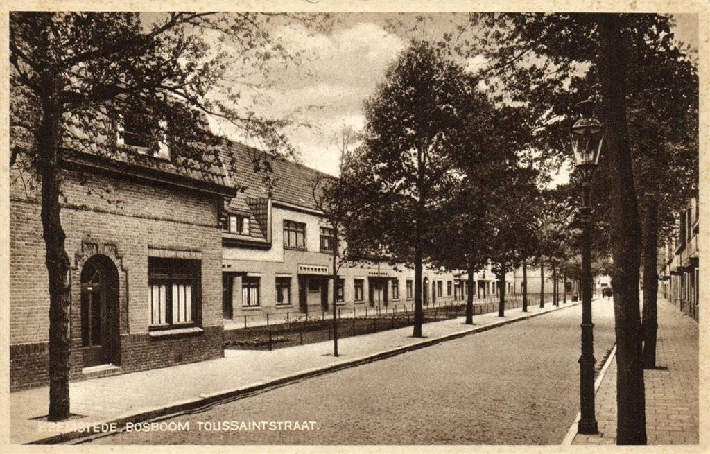 Heemstede. Bosboom Toussaintstraat - ongelopen, Ophalen of Verzenden, 1920 tot 1940, Ongelopen, Noord-Holland