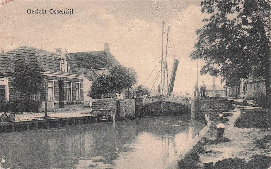702-103-045 Gezicht Ossenzijl, Verzenden, Voor 1920, Overijssel
