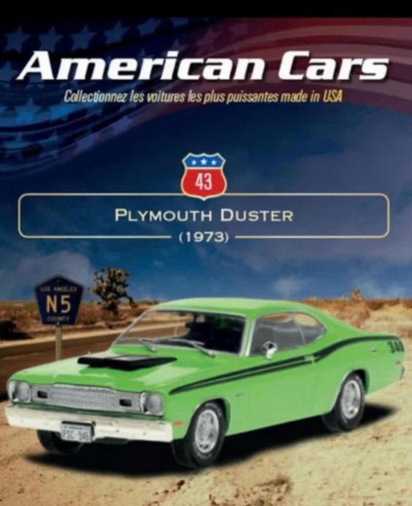 Plymouth Duster 1973 schaal 1/43 ALTAYA American cars # 43, Verzenden, Nieuw, Auto, Overige merken