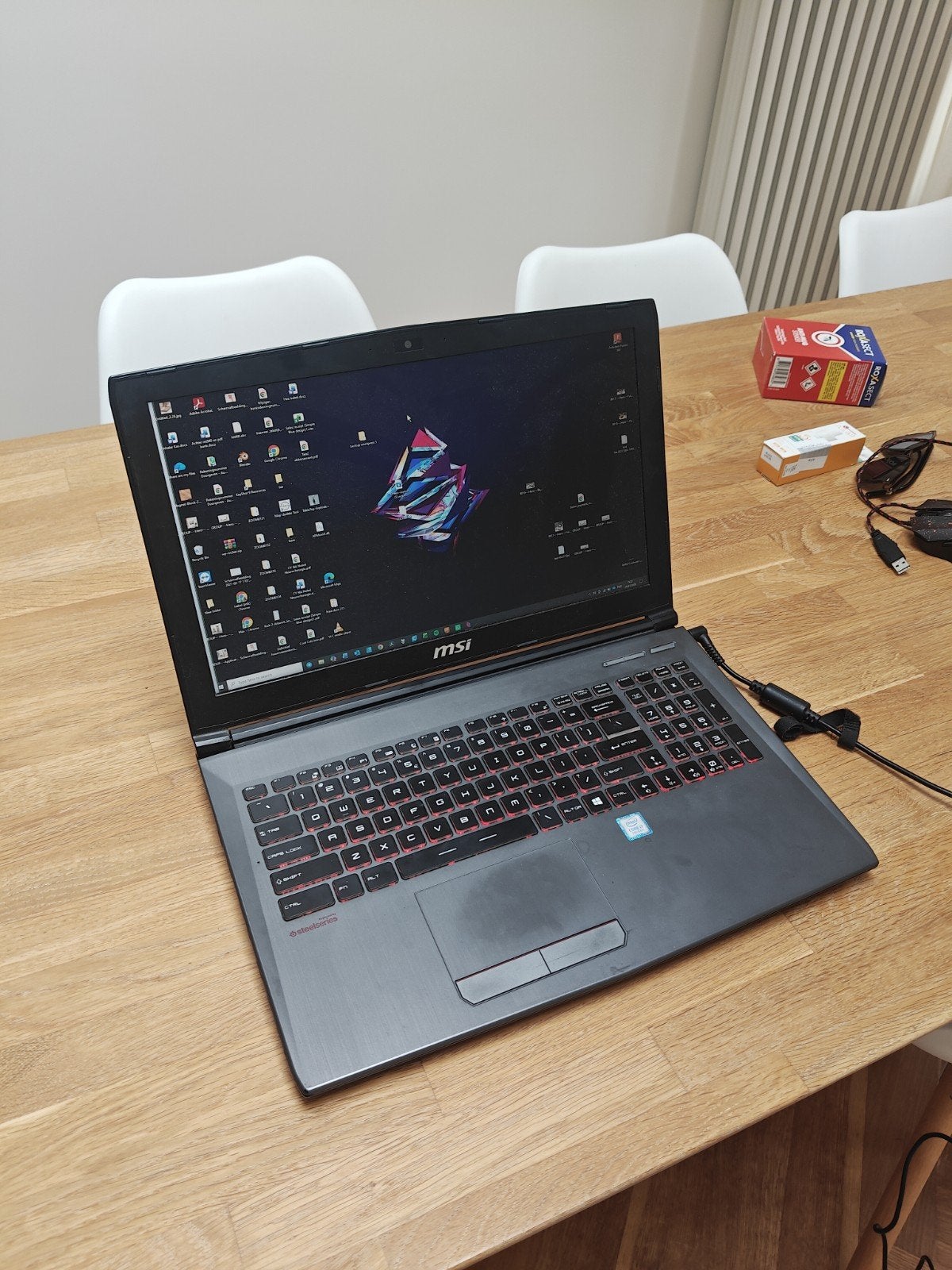 MSI Gaming Laptop - ms-16jb, Computers en Software, Windows Laptops, Gebruikt, 16 inch, SSD, 3 tot 4 Ghz, 16 GB, Qwerty, Met videokaart