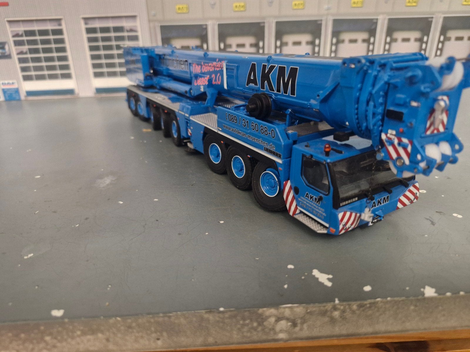 liebherr ltm 1650-8.1 wsi A.K.M., Ophalen of Verzenden, Zo goed als nieuw, Hijskraan, Tractor of Landbouw, Wsi