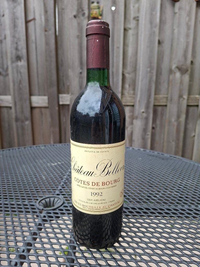 Chateau Bellevue Cotes de Bourg 1992, Frankrijk, Nieuw, Ophalen of Verzenden, Rode wijn
