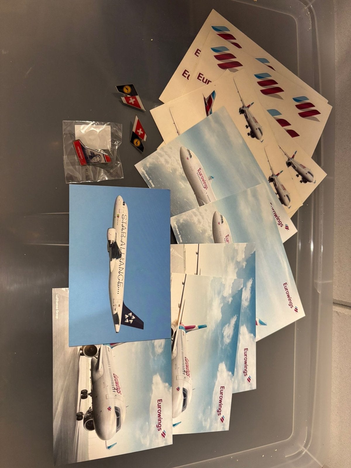 Eurowings & Star Alliance verzameling: kaarten, stickers, pi, Verzamelen, Ophalen of Verzenden, Zo goed als nieuw, Overige typen